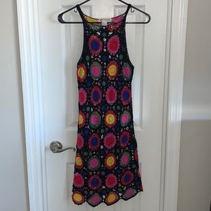H&M colourful crochet coachella dress